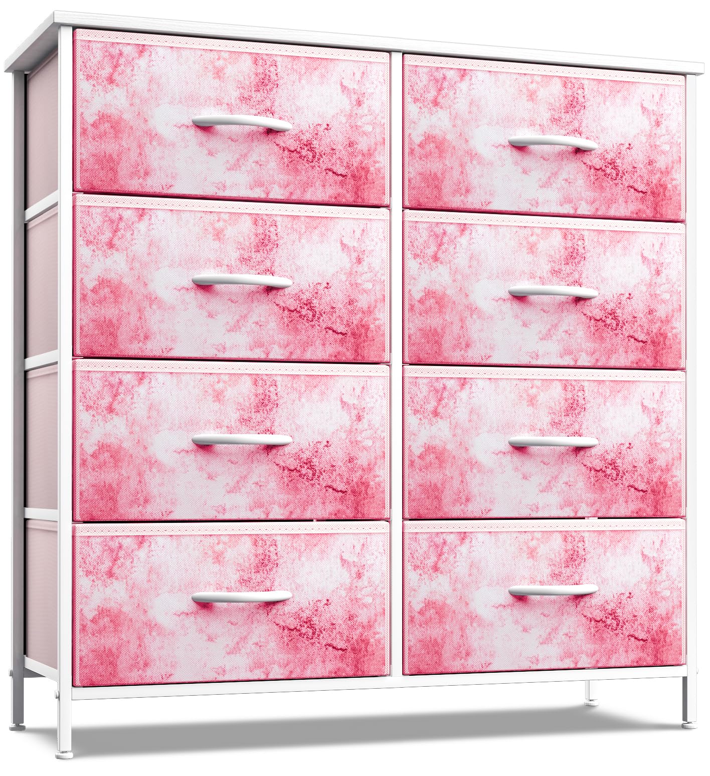 Sorbus Dresser with 8 Drawers - Furniture Storage Chest Tower Unit for Bedroom, Hallway, Closet, Office Organization - Steel Fra