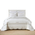 MarCielo 3-Piece 100% Cotton Oversized Bedspread Set Coverlet Set Lightweight Quilt Set Embroidery Farmhouse Bedding Set (Sakura