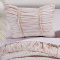 Greenland Home Farmhouse Chic Pillow Sham, King, Red