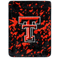 College Covers Everything Comfy Texas Tech Red Raiders Soft and Warm Huge Raschel Throw Blanket, 86 x 63
