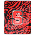 College Covers NC State Wolfpack Raschel Throw Blanket, 60 in by 50 in
