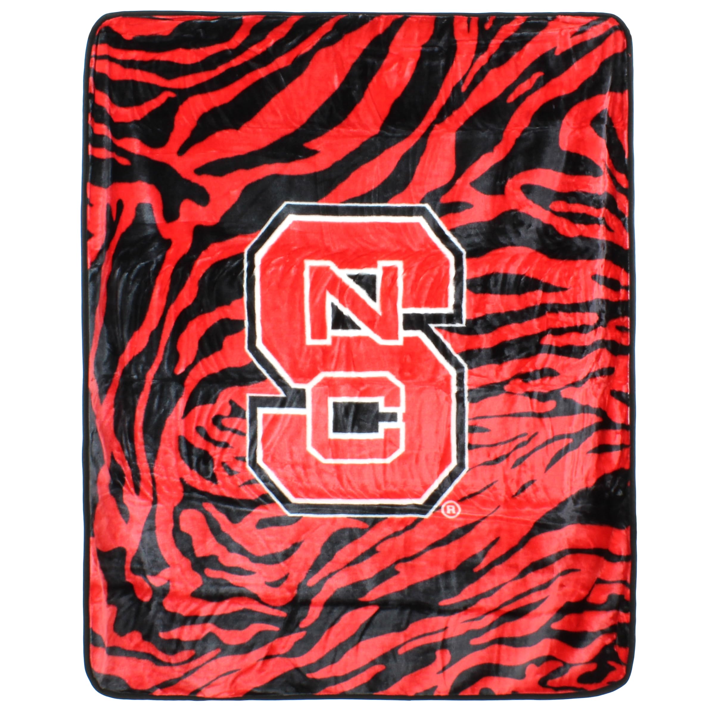 College Covers NC State Wolfpack Raschel Throw Blanket, 60 in by 50 in