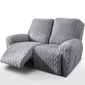 vctops 6 Pieces Geometric Jacquard Plush Recliner Loveseat Slipcovers Soft Fuzzy Fluffy Sofa Couch Cover Anti-Slip Furniture Pro