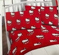 Jay Franco Twin Size Sheet Set 3 Pieces Kids Set (Hello Kitty Red), Pink, Black, JF14545