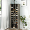 Hzuaneri 11-Tier Shoe Storage Cabinet, Free Standing Closet Organizers and Storage with 31 Open Cubbie, Space Saving Shoe Rack f
