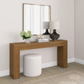 Plank+Beam Grand Console Table, 66 Inch Modern Solid Wood Sofa Table, Narrow Entryway Table for Hallway, Behind The Couch, Livin