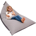 HUDDLE Original Stuffed Animal Bean Bag Storage Large Designer Beanbag Chairs for Kids Teens & Adults | Instant Clutter Clear fo