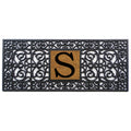 Calloway Mills 170011741S Rubber Monogram Doormat, 17 x 41 (Letter S)