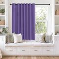 NICETOWN Blackout Curtains 63 inches Long for Living Room Bedroom, Grommet Thermal Insulated Room Divider Drape Window Treatment