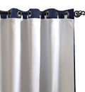 DriftAway Thermal Insulated 100 Percent Darkening Blackout Curtain Liner 2 Panels Each Liner Size 50 Inch by 80 Inch Rings Inclu