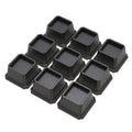 Whynonap Bed Risers 2 Inch Set of 9, Heavy Duty Bed Elevators Lifts Up 2000 lbs Furniture Riser for Sofa and Table, Black