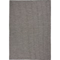 Nourison Positano Indoor-Outdoor Charcoal 5 x 7 Area Rug, Easy Cleaning, Non Shedding, Bed Room, Living Room, Dining Room, Bac