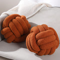 Namalu 2 Pcs Knot Pillows Ball Round Decorative Pillows Aesthetic Knotted Throw Plush Pillows Cushion for Home Room Sofa Bed Flo