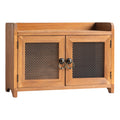 COLLECTIVE HOME - Storage Cabinet, Mini Countertop Cabinet, Wood Organizer for Kitchen Living Room Bedroom Bathroom Office with 