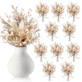 Nuanchu 12 Pcs Mini Dried Flower Bouquet 6 Natural Small Dried Flower with Stem for Birthday DIY Crafts Scrapbook Vase Boho Part