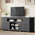 YITAHOME TV Stand for 75/80 Inch TV, Entertainment Center, TV Cabinet with Drawers and Power Outlet, Black TV Console for Living