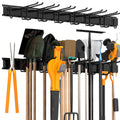 Sttoraboks Garage Tool Storage Rack, Heavy Duty Garage Storage Organizer Rack System,Wall Mounted Tool with 8 double hooks, 3 ra