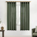 XTMYI 72 Inch Curtains Pleat,Boho Semi Sheer Curtains 72 Inches Long,Window Sheers French Door Curtain Drapes 72 in Length 2 Pan