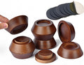 FASONLA Bed Risers, Furniture Risers (Set of 8-Height 1) Can be Adjusted to 2 3or 4, Lifts Furniture Risers, Solid Natural