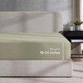 Nestl Olive Green Twin XL Fitted Sheet Only, Extra Deep Pocket Fitted Bed Sheet, 1800 Microfiber XL Twin Fitted Sheet, Ultra Sof
