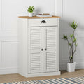 vidaXL Shoe Cabinet VIGO White 23.6x13.8x37.8 Solid Wood Pine
