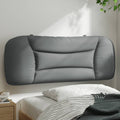 vidaXL Headboard Cushion Light Gray 39.4 Fabric