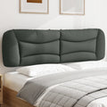vidaXL Headboard Cushion Dark Gray 72 Fabric