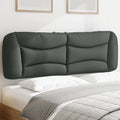 vidaXL Headboard Cushion Dark Gray 59.8 Fabric