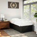 vidaXL Bed Frame without Mattress BlackTwin XL Faux Leather