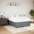 vidaXL Bed Frame without Mattress Dark Gray Full Velvet