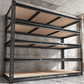 REIBII 48  W Garage Shelving Heavy Duty 3020LBS Storage Shelves 5 Tier Heavy Duty Shelving Adjustable Garage Shelves for Basemen