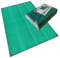 BalajeesUSA Outdoor Rug - 6x9 Green, Reversible Recycled Plastic Straw Outdoor Patio Rugs Clearance Waterproof Large RV Camper M