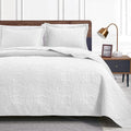 Love s cabin King Size Quilt Set White Bedspreads - Soft Bed Summer Quilt Lightweight Bedspread Comforter - Modern Style Coin P