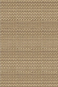 Mad Mats Geometric Outdoor Rug, Reversible Plastic Mat (6 x 9, Basic - Cream/Brown)