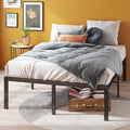 ZINUS Yelena 18 Inch Metal Platform Bed Frame, Steel Slat Support, No Box Spring Needed, Easy Assembly, King