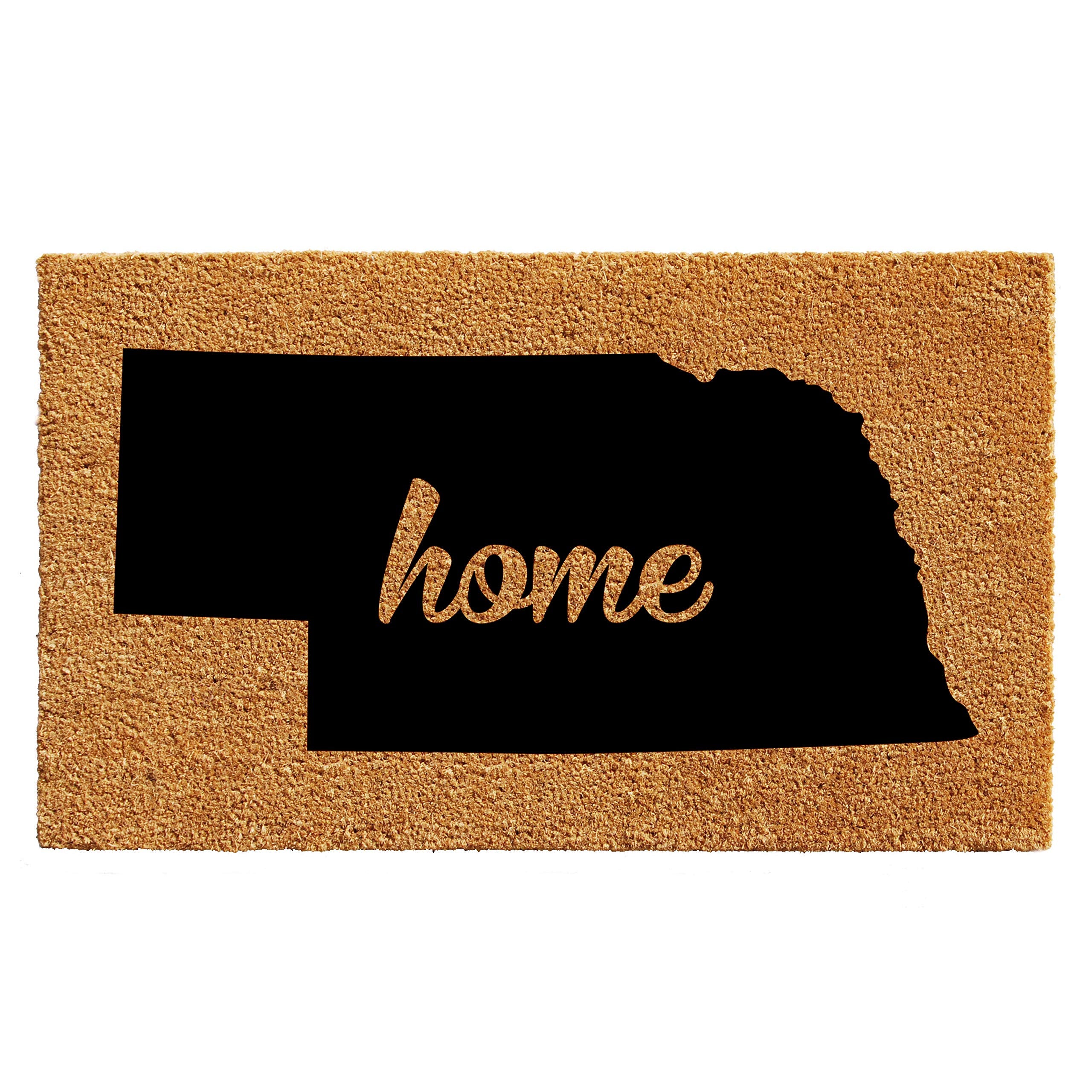 Calloway Mills 105312436 Nebraska Doormat, 24 x 36, Natural/Black