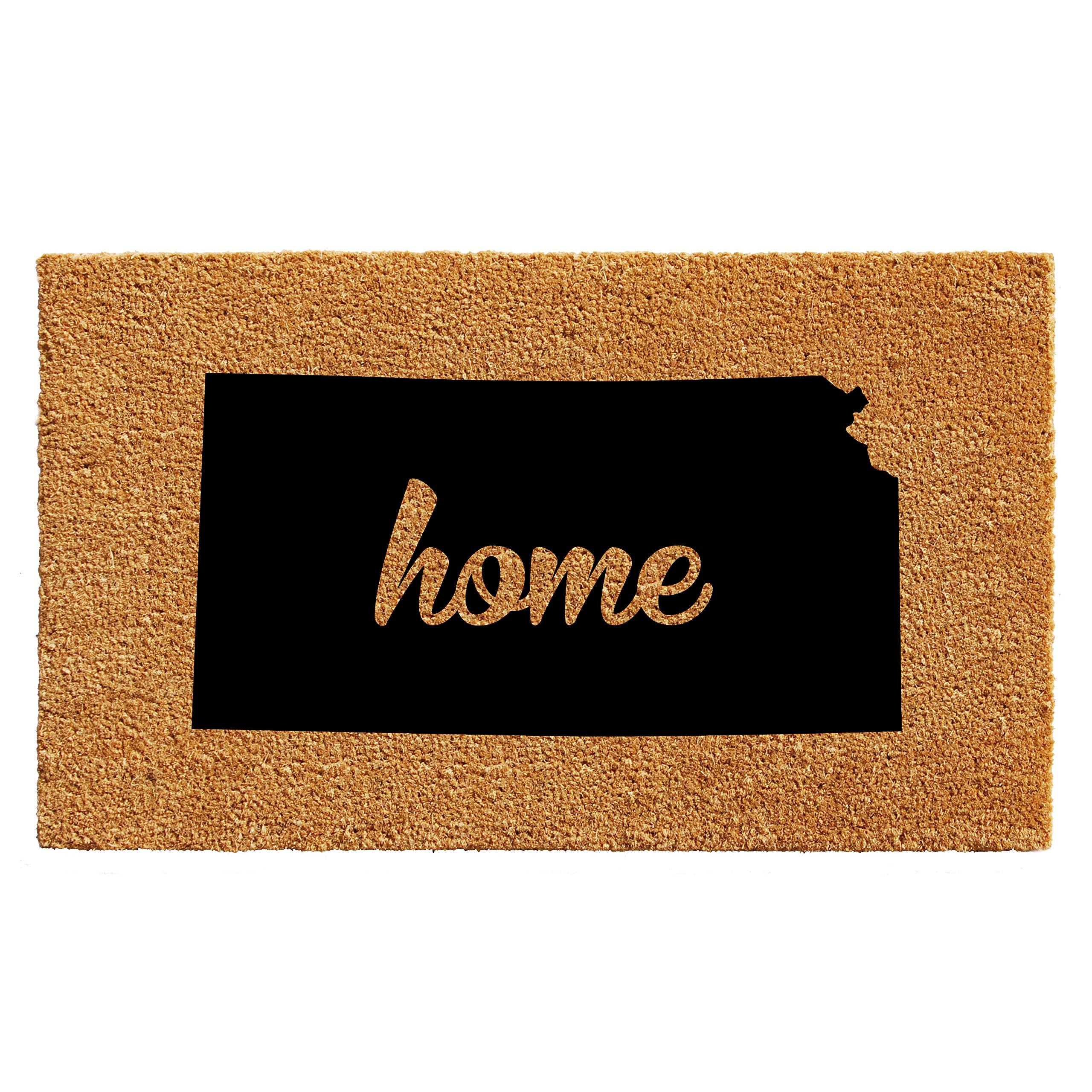 Calloway Mills 105241830 Kansas Doormat, 18 x 30, Natural/Black