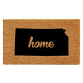Calloway Mills 105242436 Kansas Doormat, 24 x 36, Black/Natural