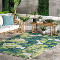nuLOOM Lisa Floral Indoor/Outdoor Accent Rug, 4 Square, Multi
