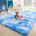 Noahas Soft Shaggy Area Rug, Fluffy Bedroom Rugs for Kids Room Girls Boys Bedroom, Cute Fuzzy Dorm Rug Small Bedside Carpet Plus