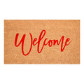 Calloway Mills Cursive Welcome Doormat, Red (24 x 36)