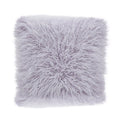 SARO LIFESTYLE Collection Mongolian Faux Fur Poly Filled Throw Pillow, 22, Lavender, 706.LV22S