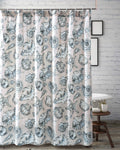 Greenland Home Cruz Coastal Shower Curtain, 72x72 inches, White
