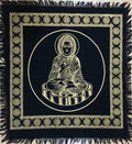 Indian Consigners Tarot Spread Altar Cloth Small 18 Square Wall Hanging Wiccan Witchcraft Wica Wall Hanging (Golden Buddha)