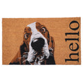Calloway Mills Brown/White Basset Hound Doormat (24 x 36)