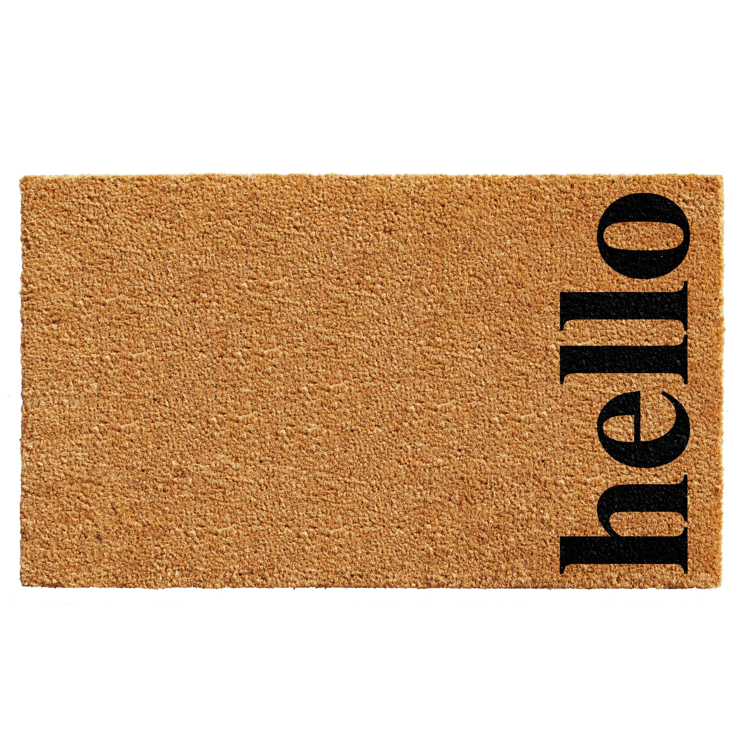 Calloway Mills AZ102613048NBB Incline Hello Doormat Natural/Black, 30 x 48