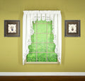 Todays Curtain Imperial Classic Drawn Cutwork Window Swagger, 63-Inch, White