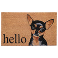 Calloway Mills 109451729 Black Tan Chihuahua Doormat 17 x 29 (17 x 29)