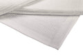 Crover Collection All Season Thermal Waffle Cotton Queen Blanket 90x90 Glacier Grey with Deep Plain Edge Border Durable and Soft