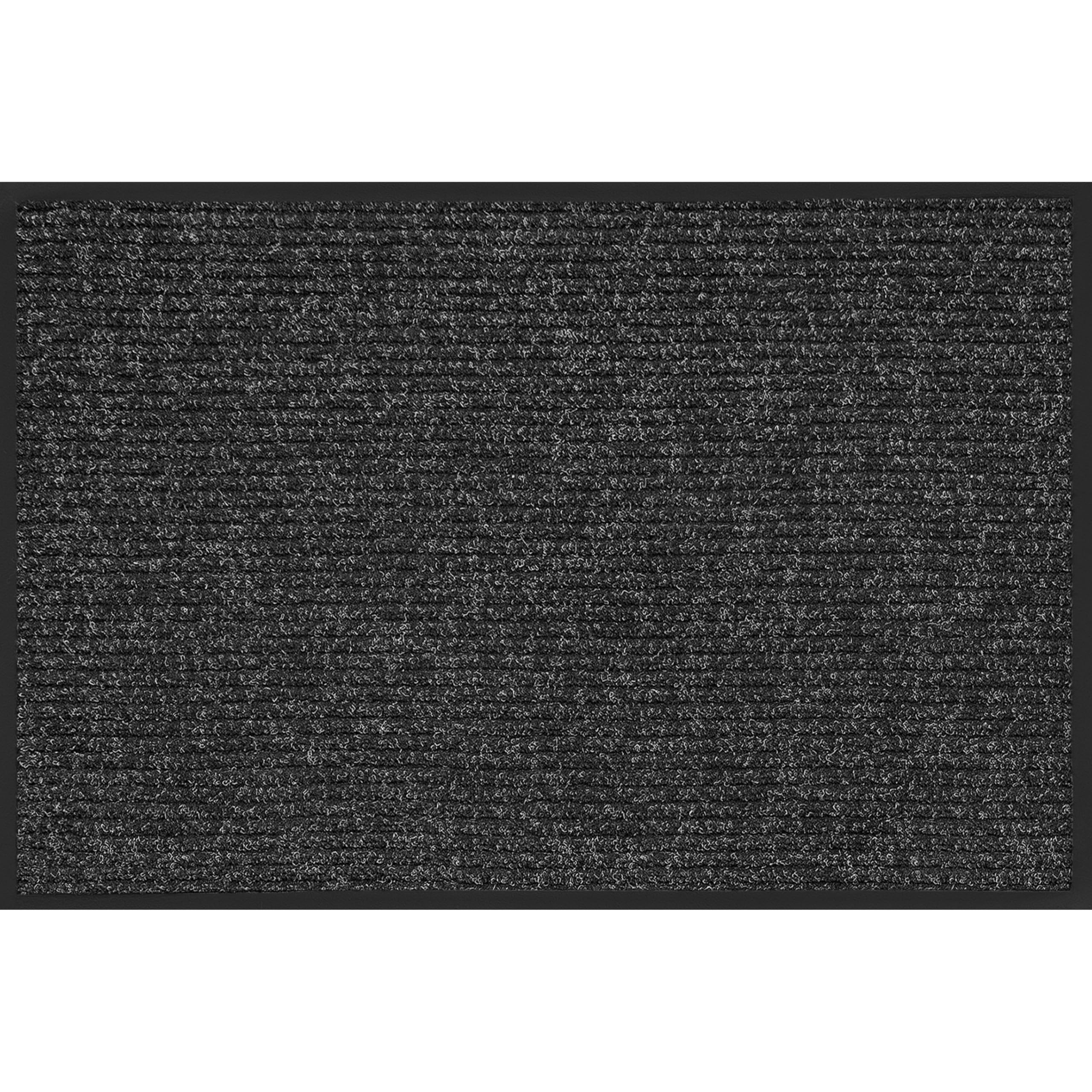 Utility Mats 60-043-1902-24x36 Apache Rib Door mat, 2 ft x 3 ft, Pepper